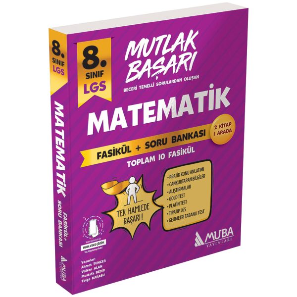 MUBA YAYINLARI MB 8.Sınıf Matematik Fasikül+Soru Bankası