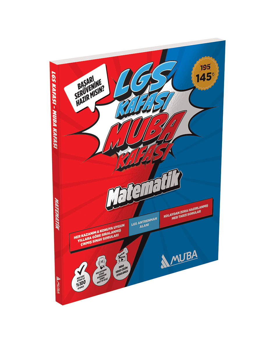 2073-lgs-kafasi-muba-kafasi-matematik-soru-b_1.jpg MUBA YAYINLARI Lgs Kafası - Muba Kafası Matematik Soru Bankası - Görsel 1