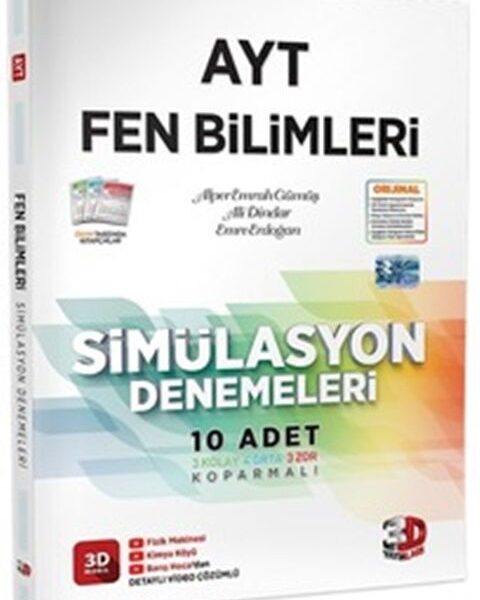 3D YAYINLARI AYT SIMULASYON FEN BILIMLERI (26-27)