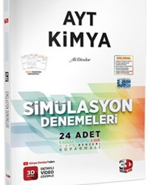 3D YAYINLARI AYT SIMULASYON KIMYA (26-27)