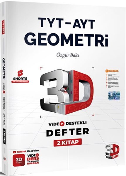 3D YAYINLARI TYT-AYT VDD GEOMETRI 2.KITAP (26-27)