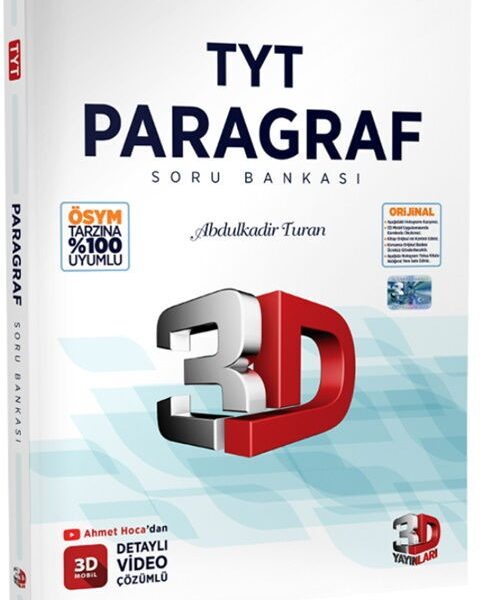 3D YAYINLARI TYT SB PARAGRAF (26-27)