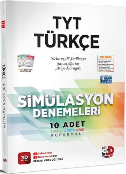3D YAYINLARI TYT SIMULASYON TURKCE (26-27)