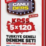 AKADEMİ DENİZİ YAYINLARI KPSS CANLI DERS DENEME SETİ TG5Lİ LİSE-ÖNL - 25-26