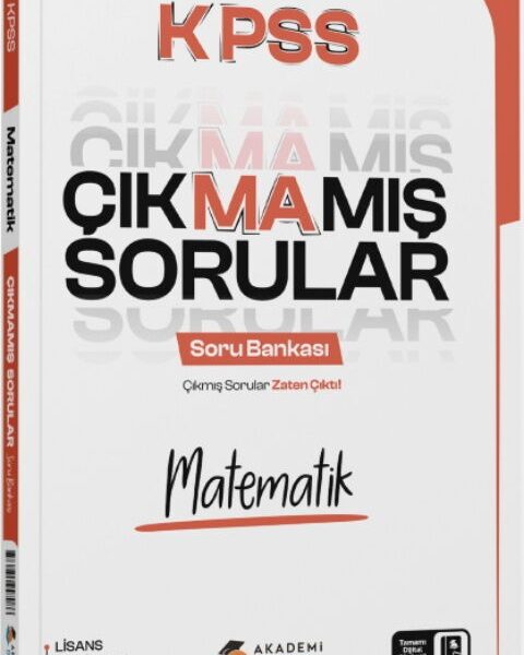 AKADEMİ DENİZİ YAYINLARI KPSS ÇIKMAMIŞ S.B. MATEMATİK - 25-26