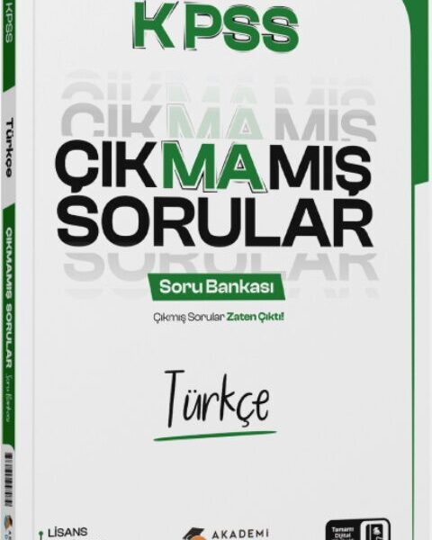 AKADEMİ DENİZİ YAYINLARI KPSS ÇIKMAMIŞ S.B. TÜRKÇE - 25-26