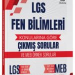 ALAN YAYINLARI LGS ÇIKMIŞ SORULAR FEN BİLİM. - 2025