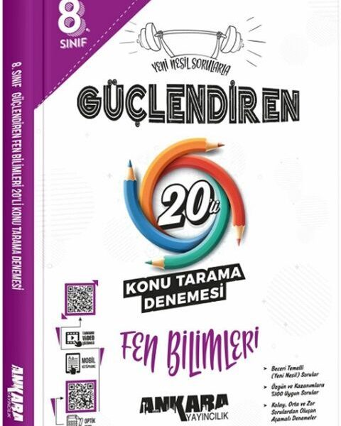 ANKARA YAYINLARI FEN BİLİMLERİ GÜÇLENDİREN KONU TEKRARI DENEMESİ