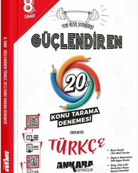 ANKARA YAYINLARI TÜRKÇE GÜÇLENDİREN KONU TEKRARI DENEMESİ