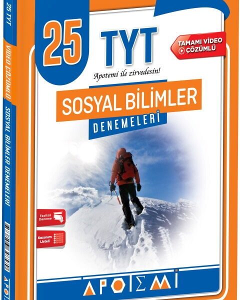 APOTEMİ YAYINLARI TYT DENEME 25 Lİ SOSYAL BİLİMLER - 2025-26