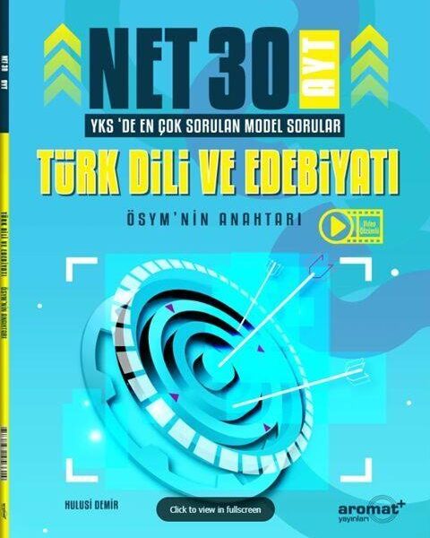 AROMAT YAYINLARI NET30 ÖSYM ANAHTARI YKS AYT EDEBİYAT - 2024