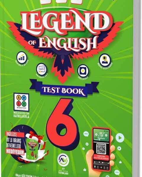 AV YAYINLARI 6.SINIF AV LEGEND OF ENGLİSH SERİ TESTBOOK - 25-26