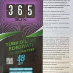 GEZEGEN YAYINCILIK EDEBİYAT ÇEK KOPAR YAPRAK TEST (YENİ)