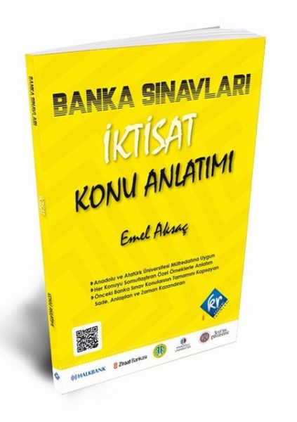 KR AKADEMİ YAYINLARI Banka Sınavları İktisat Konu Anlatımı Kitabı