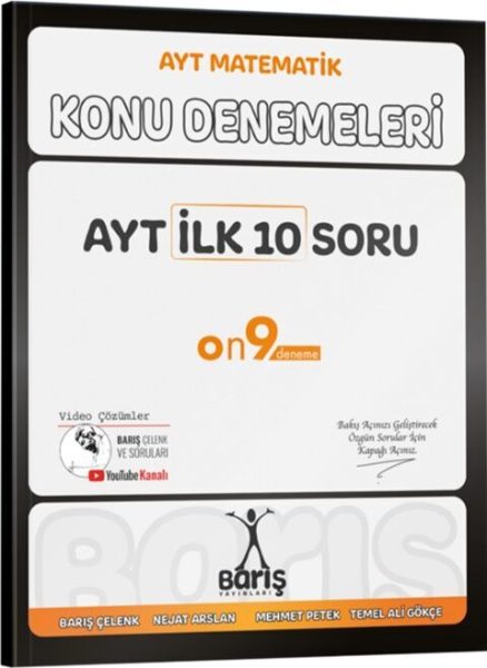 BARIŞ YAYINLARI AYT İlk 10 Soru Konu Denemeleri