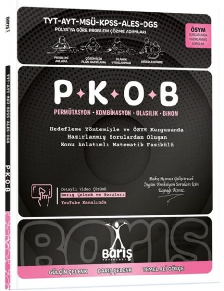 BARIŞ YAYINLARI Permütasyon Kombinasyon Olasılık Binom Matematik Fasikülleri