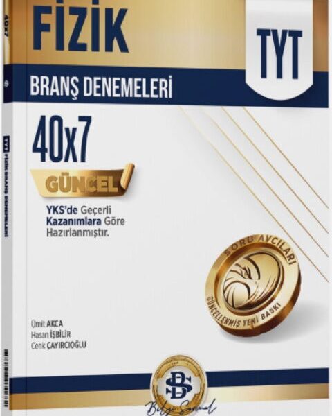 BİLGİ SARMAL YAYINLARI  TYT DENEME 40 LI FİZİK  - 25-26