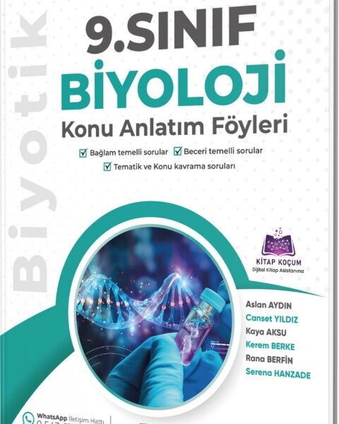 BİYOTİK YAYINLARI 09.SINIF KONU ANLATIM BİYOLOJİ - 2025-26