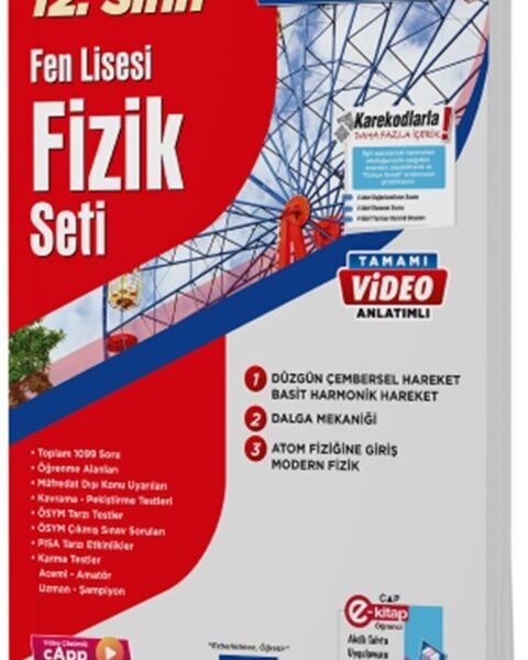 ÇAP YAYINLARI 12.SINIF SET FEN LİSESİ FİZİK - 2025-26