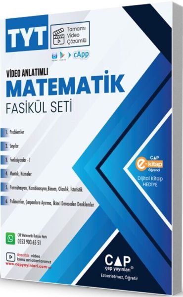 ÇAP YAYINLARI TYT SET MATEMATİK - 2025-26