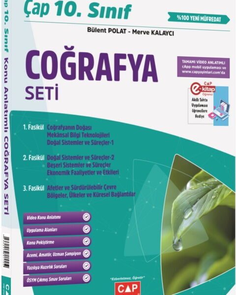 ÇAP YAYINLARI 10.SINIF SET COĞRAFYA - 2025-26