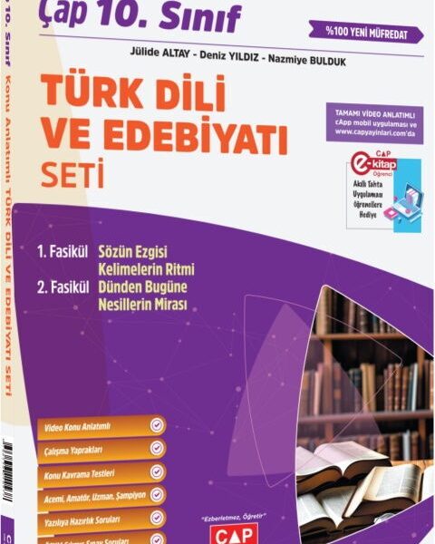 ÇAP YAYINLARI 10.SINIF SET EDEBİYAT - 2025-26