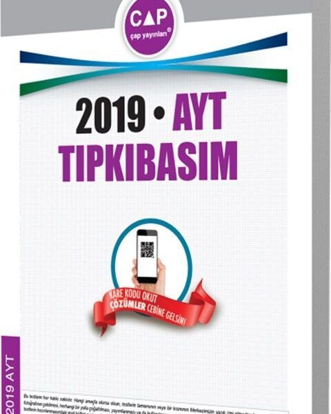 ÇAP YAYINLARI YKS AYT TIPKI BASIM 2019