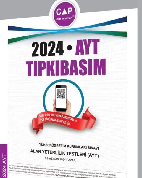 ÇAP YAYINLARI YKS AYT TIPKI BASIM 2024