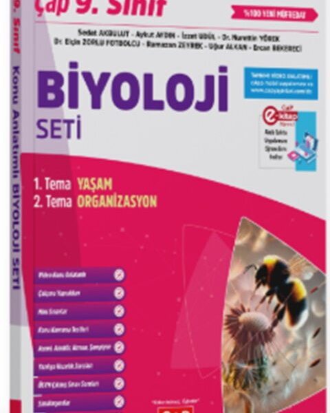 ÇAP YAYINLARI 09.SINIF SET BİYOLOJİ - 2025-26