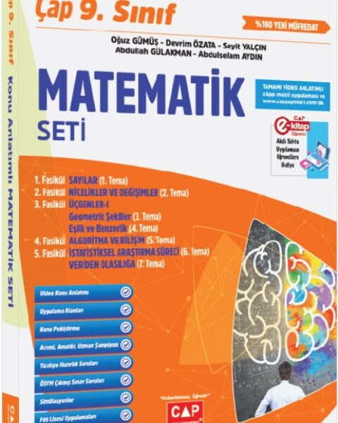 ÇAP YAYINLARI 09.SINIF SET MATEMATİK - 2025-26