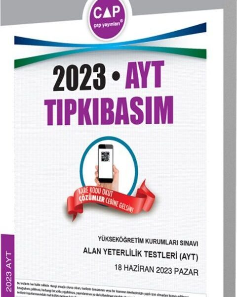 ÇAP YAYINLARI YKS AYT TIPKI BASIM 2023