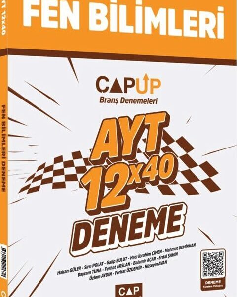 ÇAP YAYINLARI ÇAP UP YKS AYT DENEME 12*40 FEN BİLM. - 25-26