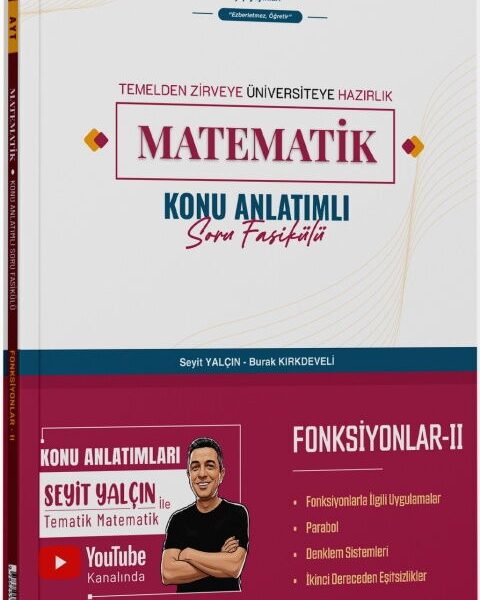 ÇAP YAYINLARI *ÜNİV. HAZ MATEMATİK KA-SB FONKSİYON II - 2024-25