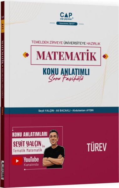 ÇAP YAYINLARI *ÜNİV. HAZ MATEMATİK KA-SB TÜREV - 2024-25