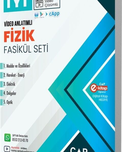 ÇAP YAYINLARI TYT SET FİZİK - 2025-26