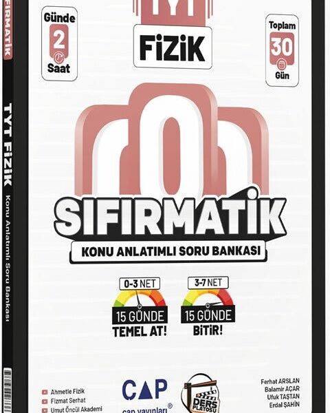 DERS PLATOSU YAYINLARI TYT SIFIRMATİK K.A. KAMP FİZİK - 2026