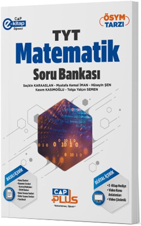 cap-yayinlari-tyt-matematik-soru_ODUyMzEzMTEy_1.jpg ÇAP YAYINLARI TYT PLUS S.B. MATEMATİK - 2025-26 - Görsel 1