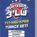 ÇAP YAYINLARI TYT AYT SET MUHTEŞEM 3 LÜ TÜRKÇE - 2025-26