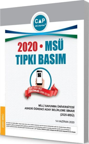 ÇAP YAYINLARI ÜNİV. HAZ TIPKI BASIM DENEME (MSÜ) - 2020