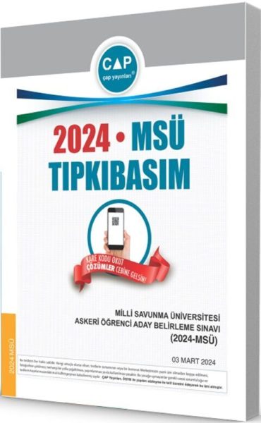 ÇAP YAYINLARI ÜNİV. HAZ TIPKI BASIM DENEME (MSÜ) - 2024