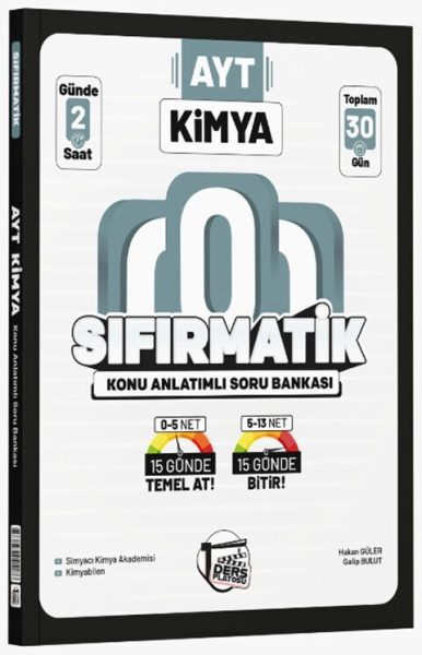 DERS PLATOSU YAYINLARI YKS AYT SIFIRMATİK K.A. KAMP KİMYA - 26