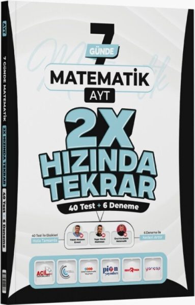 DERS PLATOSU YAYINLARI KARMA YKS AYT 2X HIZINDA TEKRAR MATEMATİK - 2026