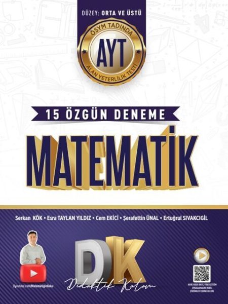 DİDAKTİK KALEM YAYINLARI YKS AYT DENEME MATEMATİK - 2025-26