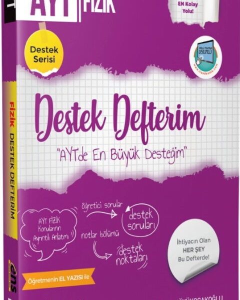ENS YAYINLARI YKS AYT DESTEK DEFTERİM FİZİK - 2025-26