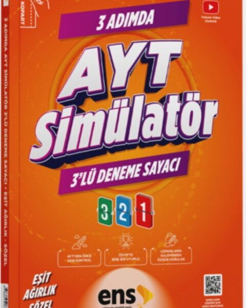 ENS YAYINLARI YKS AYT SİMÜLATÖR 3LÜ EŞİT AĞ/SÖZEL - 2026