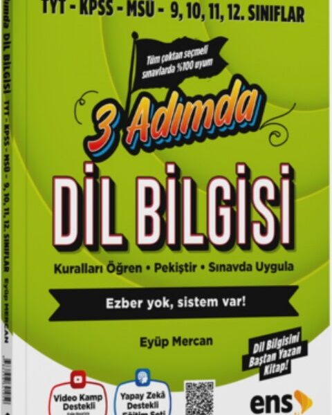 ENS YAYINLARI TYT AYT 3 ADIMDA VDK S.B. DİLBİLGİSİ - 2026