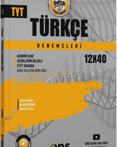 ENS YAYINLARI DESTEK TYT DENEME 12 Lİ TÜRKÇE - 2025-26