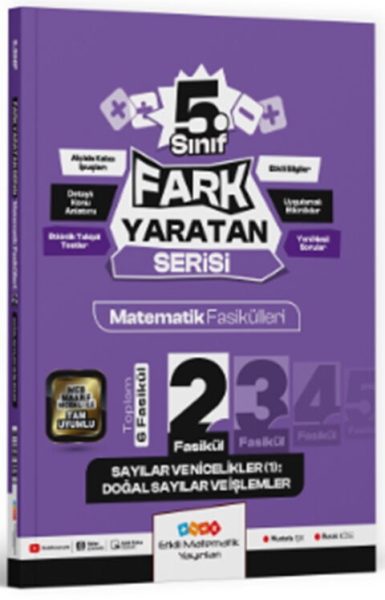 ETKİLİ MATEMATİK YAYINLARI 05.SINIF FARK YRT SAYILAR - 25-26