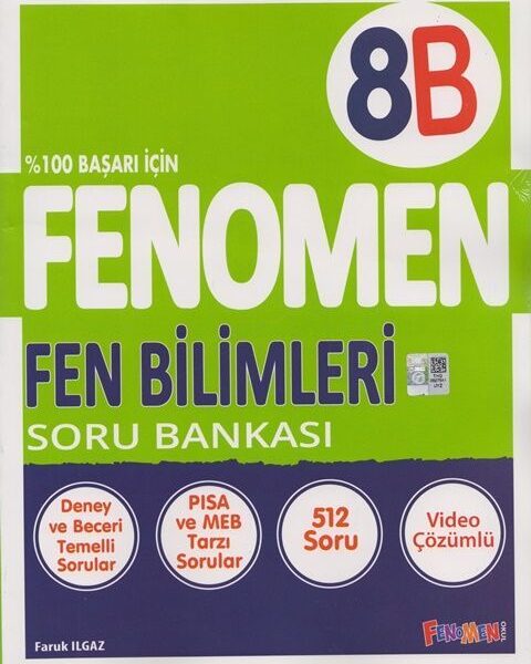 FENOMEN YAYINCILIK 8 FEN BİLİMLERİ SORU BANKASI (B)