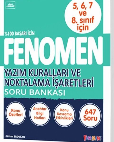 FENOMEN YAYINCILIK YAZIM KURALLARI VE NOKTALAMA İŞARETLERİ SORU BANKASI